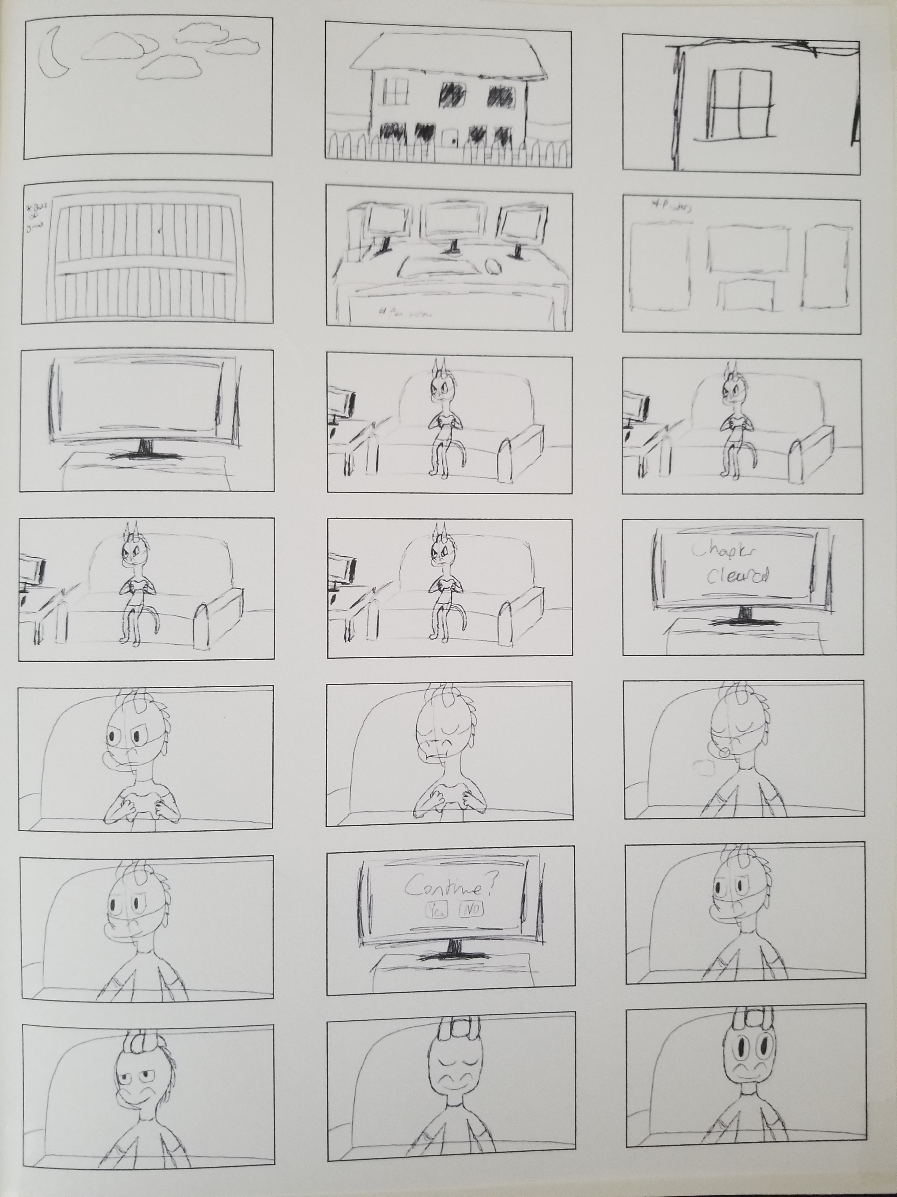 Senior Project Storyboards