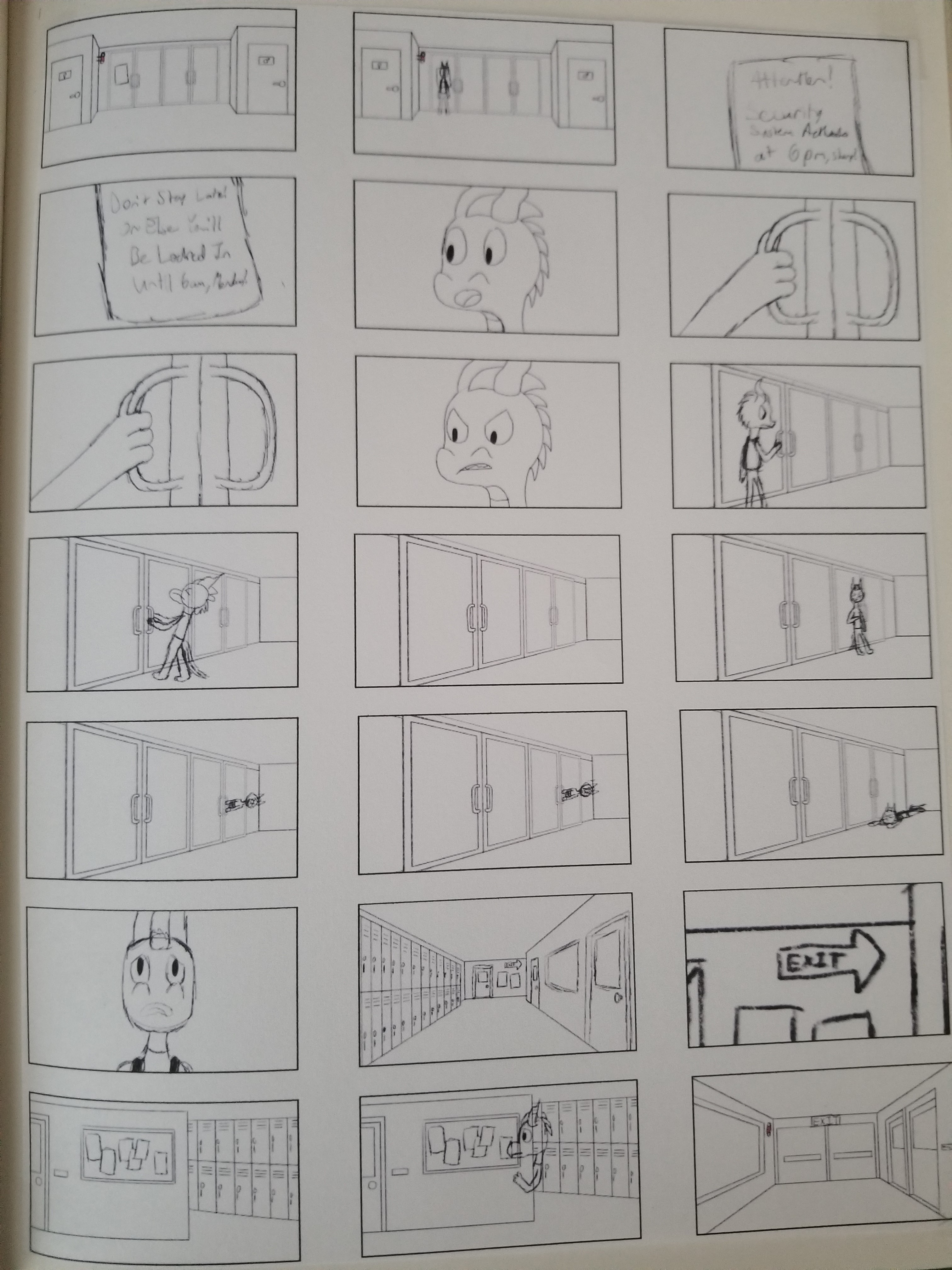 Senior Project Storyboards